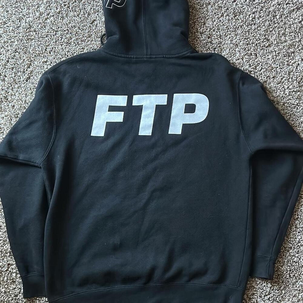 Ftp x thrasher black hoodie